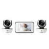 Motorola MBP854CONNECT-2 Dual Mode Baby Monitor with 2 Cameras and 4.3-Inch LCD Parent Monitor and Wi-Fi Internet Viewing