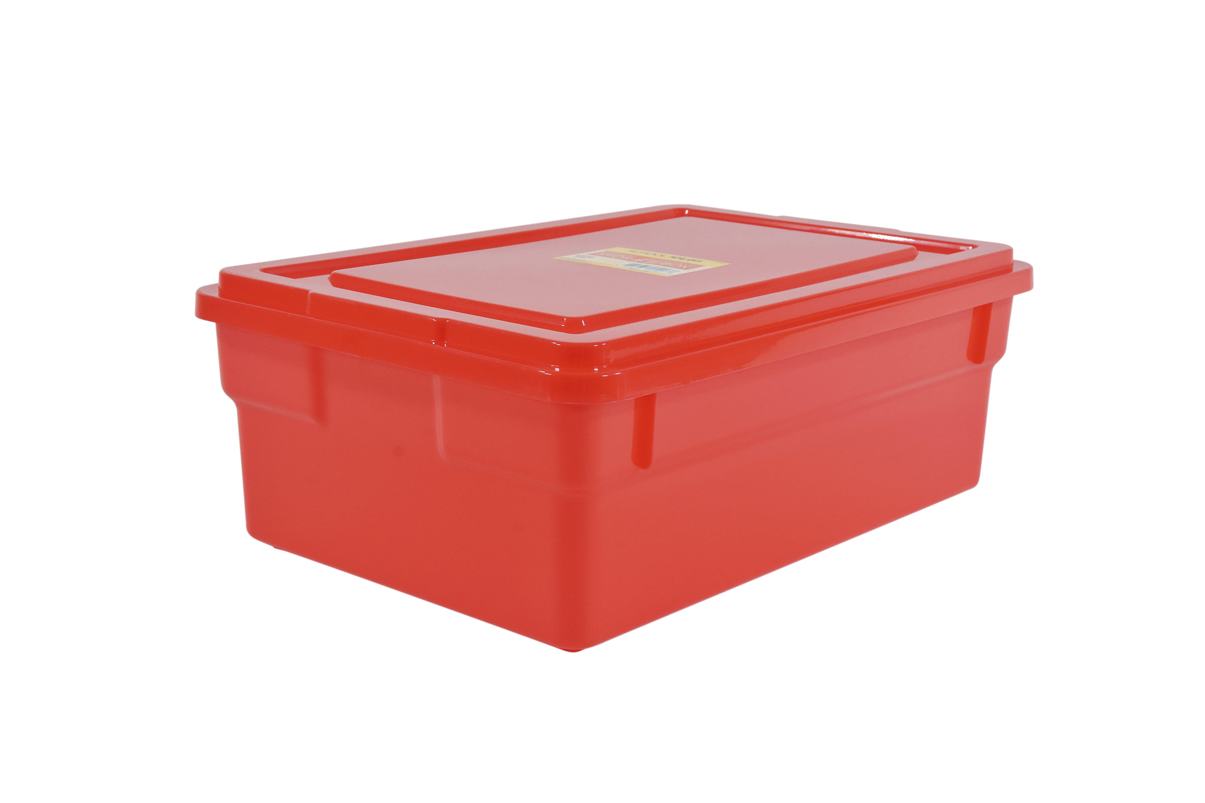 School Smart 1576286 Storage Box with Lid Clear 16 x 11 x 6 in