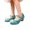 Blue4, variant on VeFlora Girls Dress Shoes, Glitter Princess Shoe, Flower Mary Jane Low Heels, Party Wedding Prom Footwear for Toddler Kids(Gold1/5-5.5 Years Little Child)