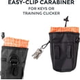 thumbnail image 4 of Mighty Paw Dog Treat Pouch with Carabiner Hook, Pick-up Bags and Adjustable Strap - Standard, Black, 4 of 8