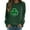 Green, variant on Baberdicy St.Patricks Day Sweatshirt for Women, Womens Autumn And Winter Casual Hooded Sweater Pullover Sweater Womens Sweatshirt Black