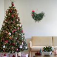 thumbnail image 4 of Guirnalda de gallo y gallina para puerta de entrada de Navidad, guirnalda de hojas verdes con ramas de Navidad, guirnalda de puerta de campo de granja para Navidad, hogar y exterior, 4 of 4