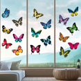 thumbnail image 3 of 40 Pieces Large Size Butterfly Window Clings Anti-Collision Window Clings Decals to Prevent Bird Strikes on Window Glass Non Adhesive Vinyl Cling Butterfly Stickers Cling Decor, 3 of 4
