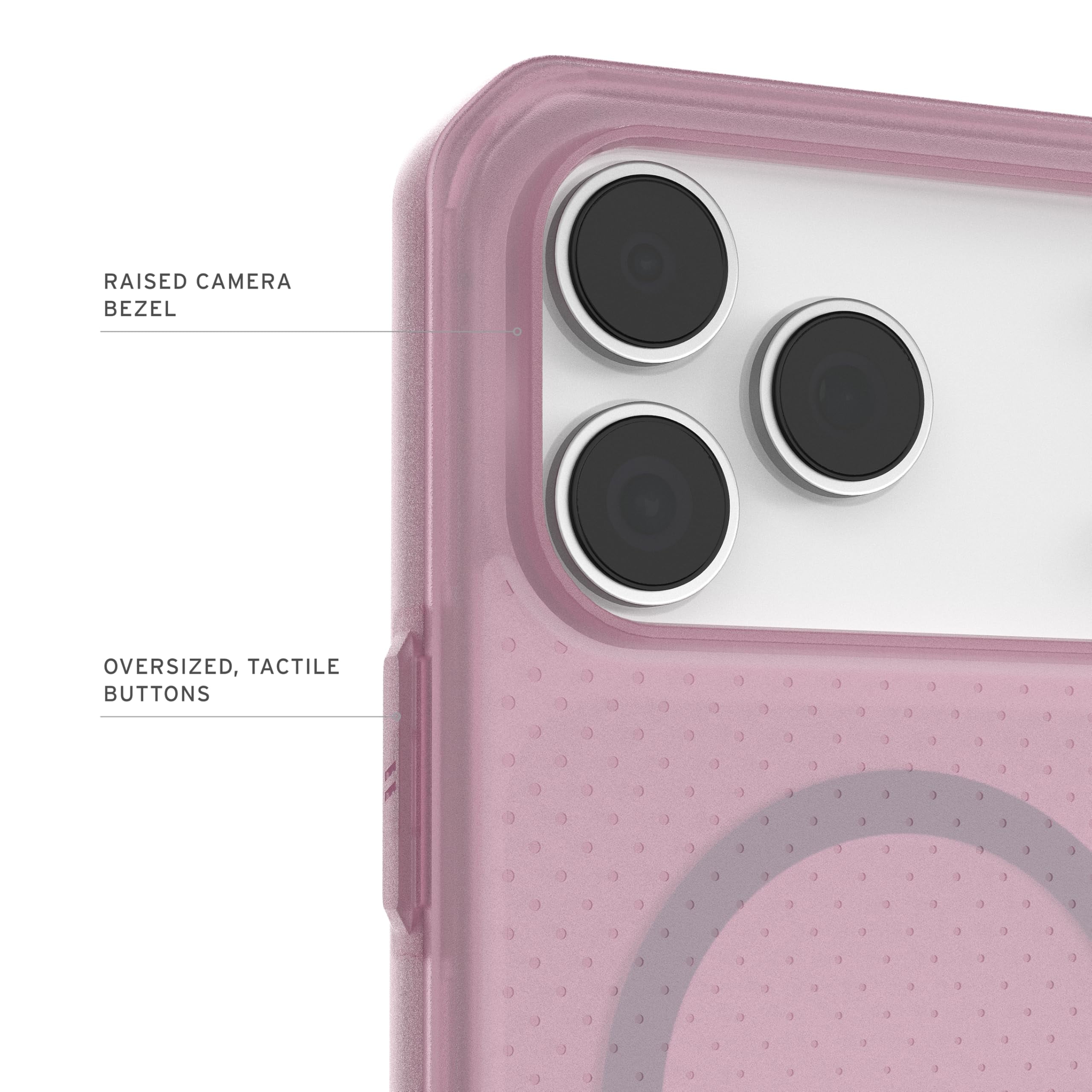 UAG iPhone 17 Pro Max Case Dot - Compatible with MagSafe Translucent Military Grade Protective Cover, Purple