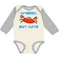 thumbnail image 3 of Inktastic Crabby but Cute Boys or Girls Long Sleeve Baby Bodysuit, 3 of 5