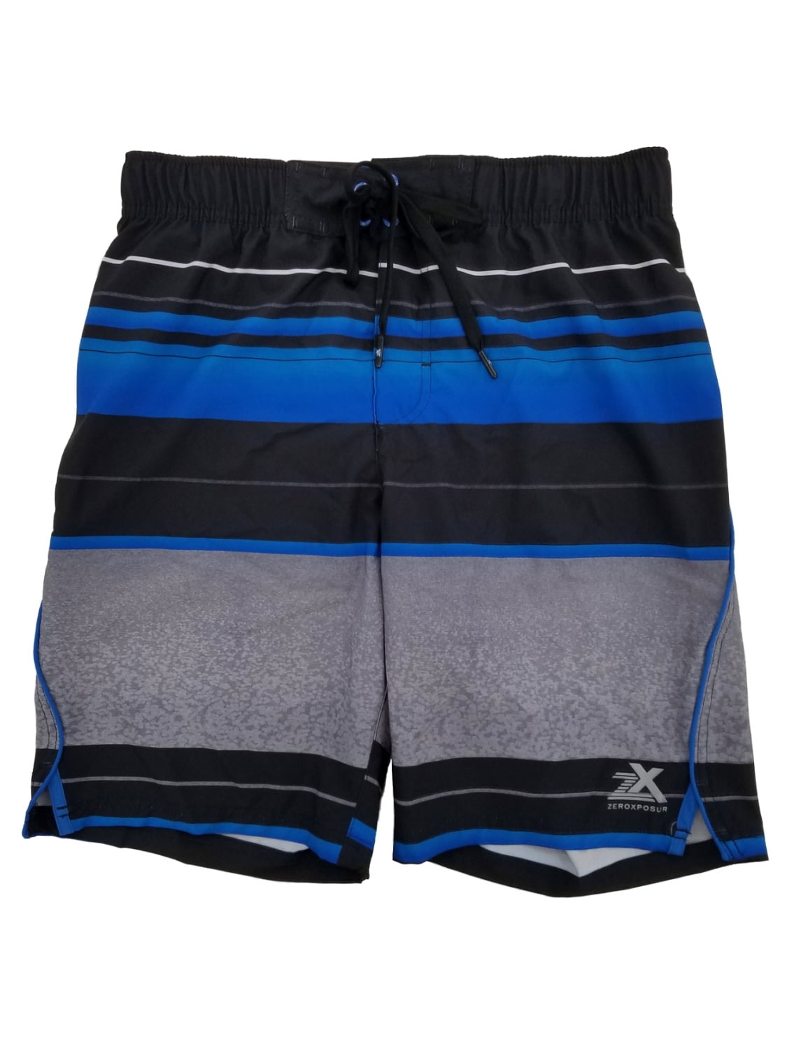 ZeroXposur Mens Blue Solar Swim Shorts Swim Trunks Board Shorts Small