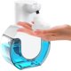 thumbnail image 1 of Dispensador automático de jabón, dispensador de jabón de pared o de mesa, sin contacto, sensor infrarrojo ajustable, perfecto para el hogar, oficina, escuela, bar, recarga USB, 1 of 5