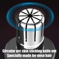 thumbnail image 2 of Recortador de orejas eléctrico para el pelo de la nariz Herramienta recortadora portátil para hombres Blanco, 2 of 7
