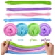 thumbnail image 4 of SWZY Fluffy Slime Kit, 4 en 1 Gemischt Flauschige Floam Schleim Stretchy & Soft Clay Spielzeug ungiftig für Kinder und Erwachsene, 4 of 7