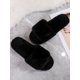 thumbnail image 3 of Minimalist Open Toe Fluffy Slippers, 3 of 5