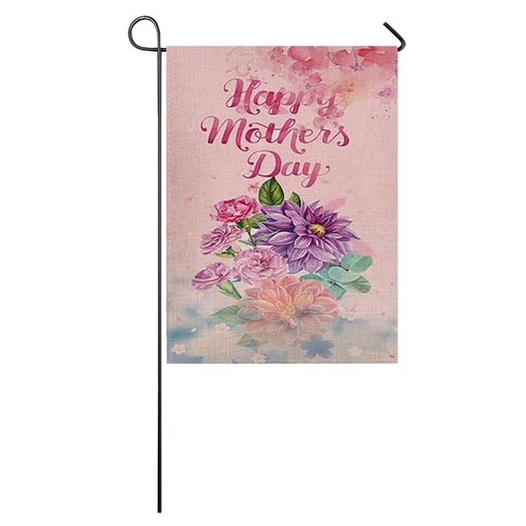 Decorative Flags, Mother's Day Garden Flag Street Road Inkjet Outdoor Decoration Flag, Flags_ Banners & Accessories
