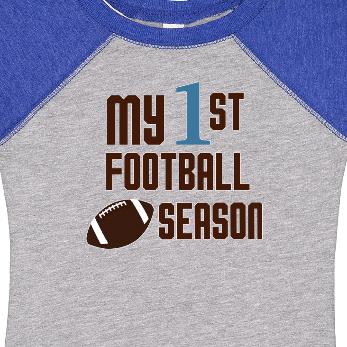 Inktastic My First Football Season Boys or Girls Baby Bodysuit