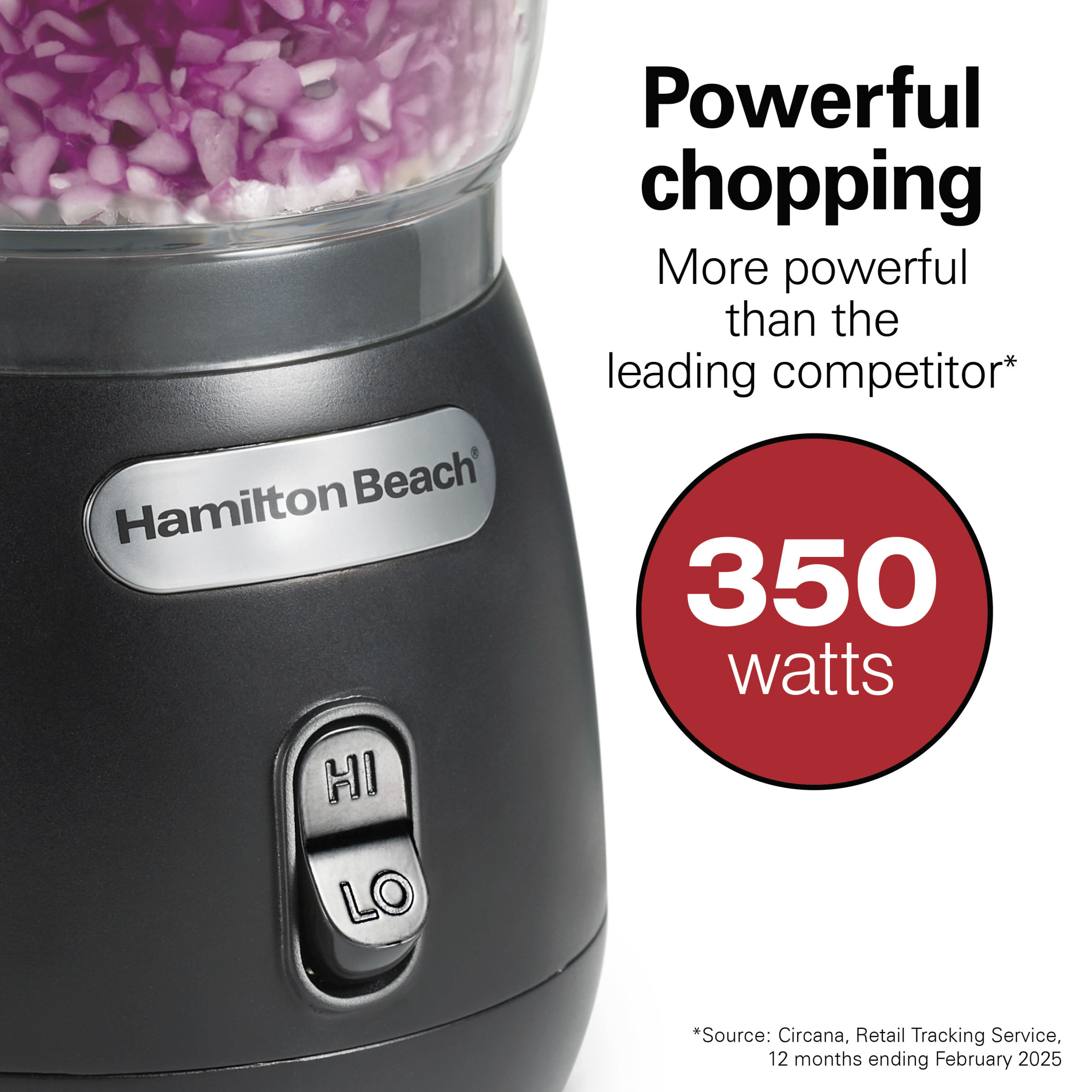 Hamilton Beach Stack & Press 3-Cup Food Chopper photo 4