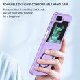 thumbnail image 6 of JiaheCover for Samsung Galaxy Z Flip5,6.7 inch Compatible with MagSafe Case,Slim Shockproof MagSafe Anti-Fingerprint Lightweight Case for Galaxy Z Flip 5,Purple, 6 of 7