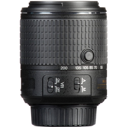 Nikon AF-S DX Nikkor 55-200mm F/4-5.6G ED VR II Lens - Walmart.com