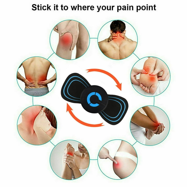 Electric Massagers 2Pack Pain Relief Shoulder and Neck Foot Body Massager Multi-functional Cervical Vertebrae Massagers Pad
