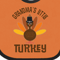 thumbnail image 4 of Inktastic Thanksgiving Grandma Little Turkey Boys or Girls Baby Bib, 4 of 4