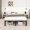 thumbnail image 3 of NULS 14 inch Full Bed Frame, Heavy Duty Metal Platform, No Box Spring Needed, Easy Assembly, Noise Free, Black, 3 of 6