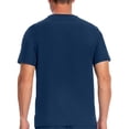 thumbnail image 4 of Men's Nursing Scrubs Quarter Zip Up V-Neck Scrub Tops with Chest Pocket Soft Stretch Medical Uniform Pullovers, 4 of 6