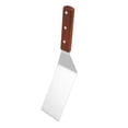 thumbnail image 5 of 2X Stainless Steel Flat Frying Spatula with Wooden Handle Pizza Spatula Steak Frying Spatula Cooking Spatula, 5 of 8