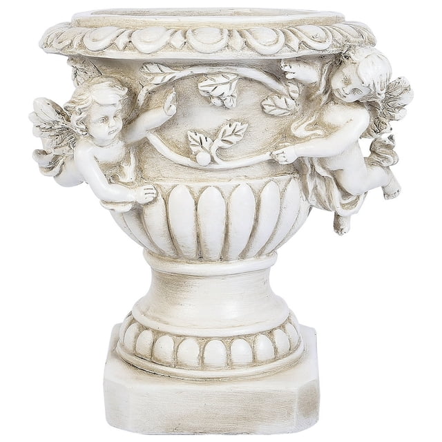 QJUHUNG Pot de Fleurs en Résine Statue de Pot de Fleurs Succulent Vase Ange Moderne Décoratif de Bureau
