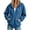 a01Blue, variant on Yyeselk Womens Corduroy Hoodies Fall Fashion Outfits Long Sleeve Workout Sweatshirts Winter Half Zip Up Jackets Relaxed Fit Tops Clothes with Kangaroo Pocket Blue S