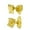 Gold,2 Pcs, variant on Toddlers' Girls' Smooth Grosgrain Ribbon Bow Alligator Clip, Gold