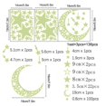 thumbnail image 3 of Kit De Pegatinas Luminosas Azules Crescent Star Pegatinas De Pared Brillantes Fondo De La Sala De Estar Dormitorio Habitación De Los Niños Juego De Calcomanías De Pared Decorativas Fluorescentes Inevent HA022244-00, 3 of 7