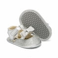 thumbnail image 6 of Yoyauz Baby Girl Mary Jane Shoes Anti Slip Rubber Sole Ballet Slippers Princess Dress Wedding Shoes Newborn Kids Shoes Toddler Shoes（0-12 Month）, 6 of 9