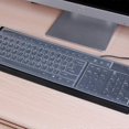 thumbnail image 5 of Transparent Keyboard Protector for PC, Dustproof Waterproof Silicone Cover for 104/107-Key Standard, 5 of 5