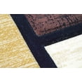 thumbnail image 6 of Premium 3D Hand Carved Thick Modern Contemporary Abstract Rug Design 3995 Brown Beige 4'x5'3'', 6 of 10