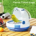 thumbnail image 3 of YIEMEEN Portable Clear Bird Parrots Transport Cage Window Ventilated Carriers Bag Breathable Bird Carriers Travel Bag, 3 of 14