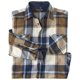 thumbnail image 1 of Atlas For Men - Camisa Autumn de Franela para Hombre (Azul, Marrón, Crudo), 1 of 4