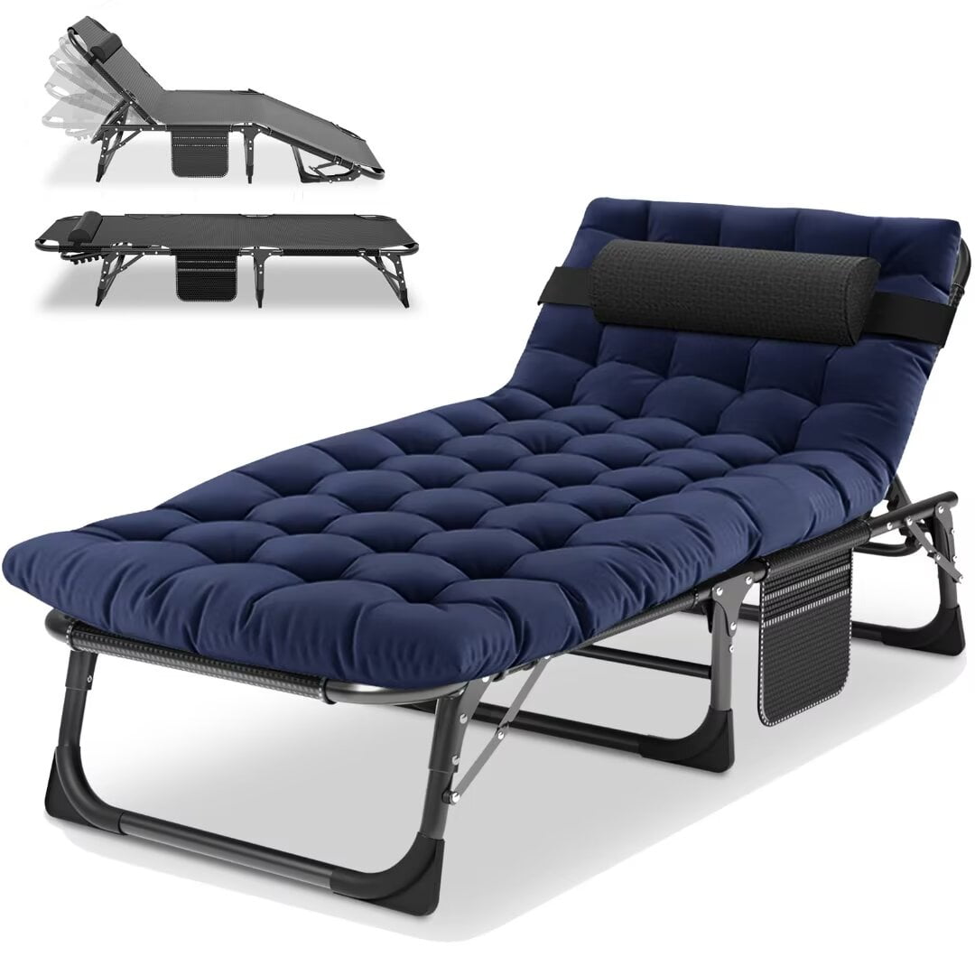 Catre Plegable Catres Para Adultos Dormir Campar Silla Camping Cot Chair 2  in 1
