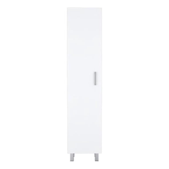 Pemberly Row Contemporary Storage Cabinet Engineered Wood White