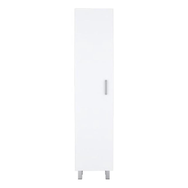 Pemberly Row Contemporary Storage Cabinet Engineered Wood White