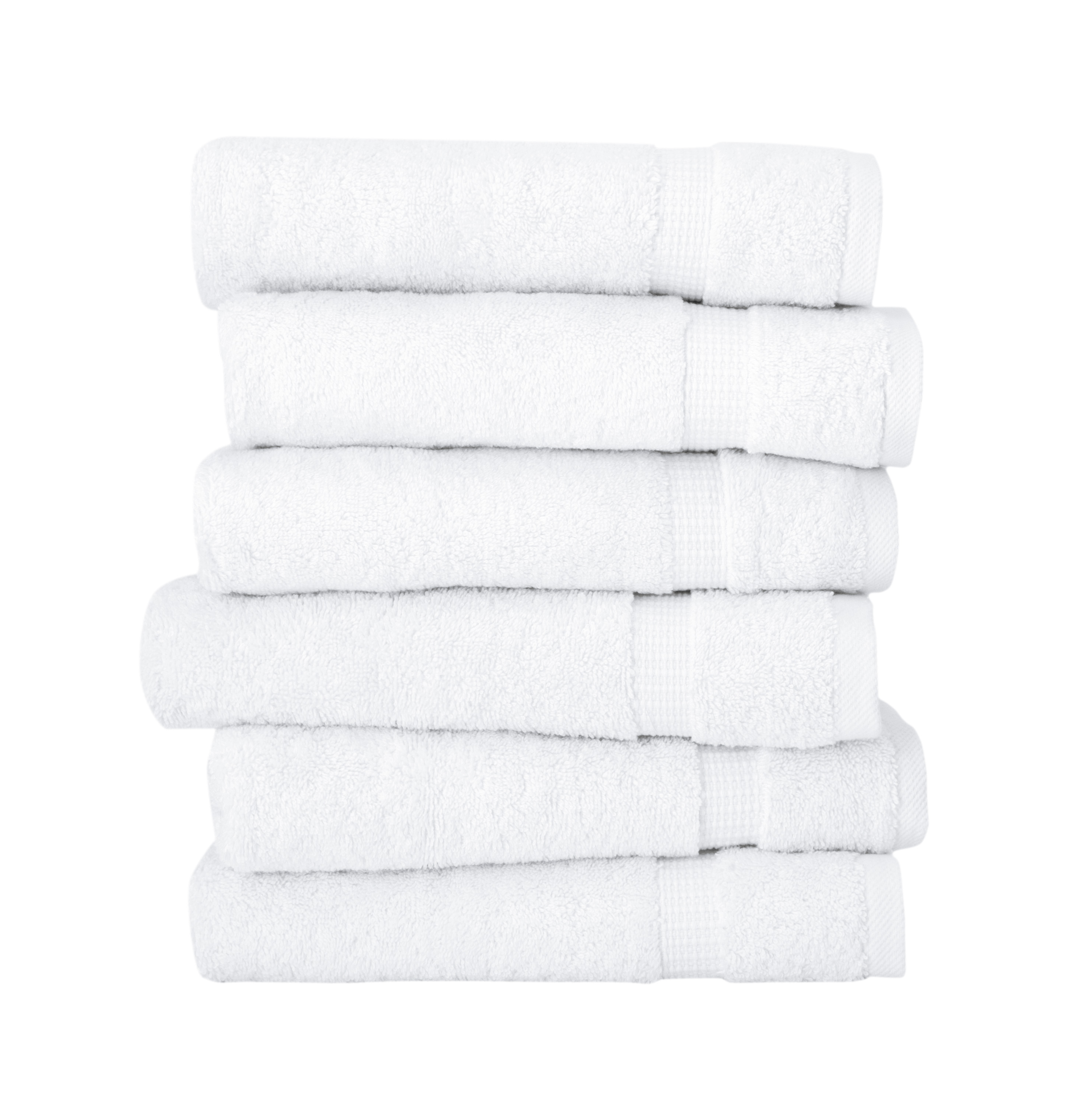 Classic Turkish Towels 6 Piece Hand Towel Set Plush and Thick Towels Made with 100 Turkish