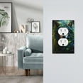 thumbnail image 5 of KLL Realistic Style Colorful Wolf A Pattern Electrical Outlet Covers, 3" x 5" 1 Pack Electric Receptacle Plug Covers for Decorator Receptacle Outlet & Switch-Style S, 5 of 6