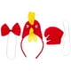 thumbnail image 1 of 1 juego de disfraz de pollo, diadema, pajarita y cola de gallo, conjunto de disfraz de fiesta, diadema de animal, cola juguetona y divertidos accesorios de pollo para cosplay, 1 of 7