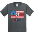 thumbnail image 3 of Inktastic USA Soccer Youth T-Shirt, 3 of 5