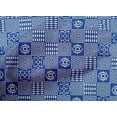 thumbnail image 4 of oneOone Cotton Poplin Blue2 Fabric Geometric African Sewing Craft Projects Fabric Prints By Yard 42 Inch Wide, 4 of 4