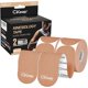 thumbnail image 1 of wonima44 CKeep Kinesiology Tape, 2 Rolls Cotton Latex Free Hypoallergenic Elastic Precut Strips, 2 Inch Wide Waterproof Athletic Tape for Knees Pain Injuries Sprains, Beige, 1 of 1