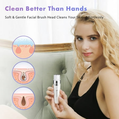 Women's Painless Hair Remover-5 IN 1 Rechargeable Razors Potable Waterproof Bikini Trimmer Painless