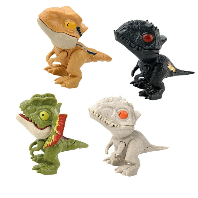 Juguetes creativos de dinosaurio para dedos juguete educativo de dinosaurio de mano de novedad de textura exquisita para niños para el hogar ANGGREK Otros