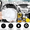 thumbnail image 3 of Fairnull 60ml Car Interior Foam Cleaner Eco-friendly Fast-acting Upholstery Dash Vinyl Leather Stain Remover Multifunctional Foaming Cleaner, 3 of 9