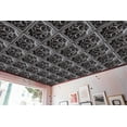 thumbnail image 5 of Dundee Deco's Vintage Antique Silver Botanical Glue Up/Drop In Ceiling Panels, 2 ft. X 2 ft. (4 sq ft.) each, 5 of 5