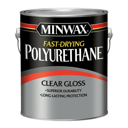 Sat Polyurethane - Minwax Fast-Drying Polyurethane, 1 gallon, Gloss