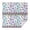 Butterfly and Flower, variant on Butterfly and Blue Purple Pattern Square Tablecloth, Waterproof Wipeable Spillproof Washable Table Cover for Home Kitchen Party and Daily Decor 60"x60"