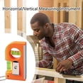 thumbnail image 4 of 2 in 1 Mini Level Tool 2 Bubble Spirit Leveler Metal Chain Hook (Orange), 4 of 14