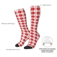 thumbnail image 4 of KLL geometric with hearts Print Cool Socks Men's Women's Crew Socks Funny Crazy Novelty Stockings, 4 of 6